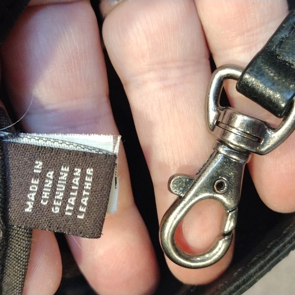 🔥Frye Black Leather Cross Body Bag Purse 💥 - Picture 9 of 16
